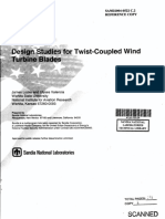 Design Studies For Twist-Coupled Wind Turbine Blades PDF