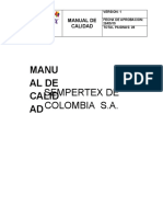 Manual de Calidad Sempertexx