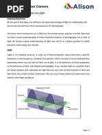Working With Your Camera: Topic 7 - Introduction To Light