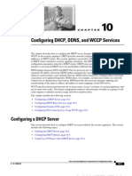 Configuring DHCP, DDNS, and WCCP Services