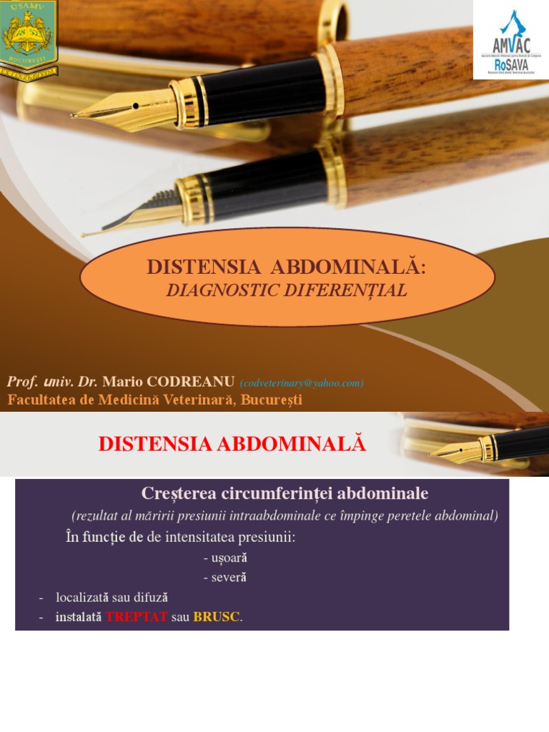 Mario-Codreanu - Distensia - Abdominala PDF | PDF