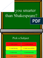 Are You Smarter Than Shakespeare?