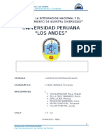 Plan de Exportación de Néctar de Tumbo a Holanda