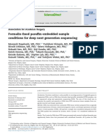 Formalin-Fixed Paraffin-Embedded Sample Conditions For Deep Next Generation Sequencing