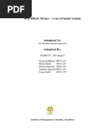 Download HLL-BBLIL Merger - A Case of Insider Trading by mbacalling SN46695996 doc pdf