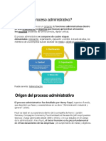 Proceso Admiistrativo