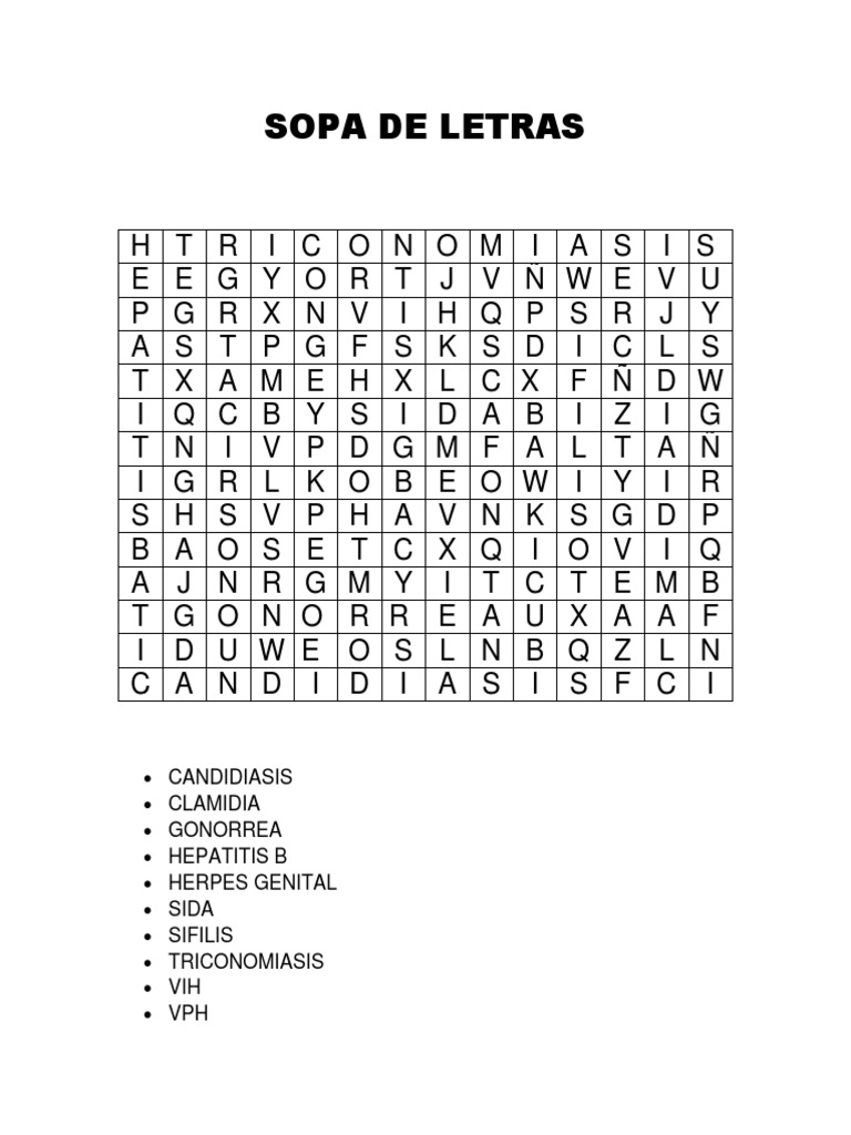 SOPA DE LETRAS ETS Semana 2 PDF | PDF