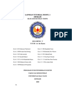 LAPORAN MODUL 1 SISTEM Kedokteran tropisFIX