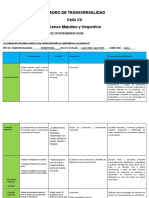 Cuadro de Transversalidad-Sexto Semestre 2020 Cetis XX