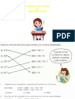 TRABAJO EN CLASE Matemáticas