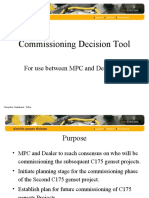 Commissioning Decision Tool: For Use Between MPC and Dealership