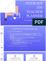 Interactive Teacher Planner by Slidesgo