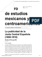 7La publicidad de la Junta Central Española (1808-1810)