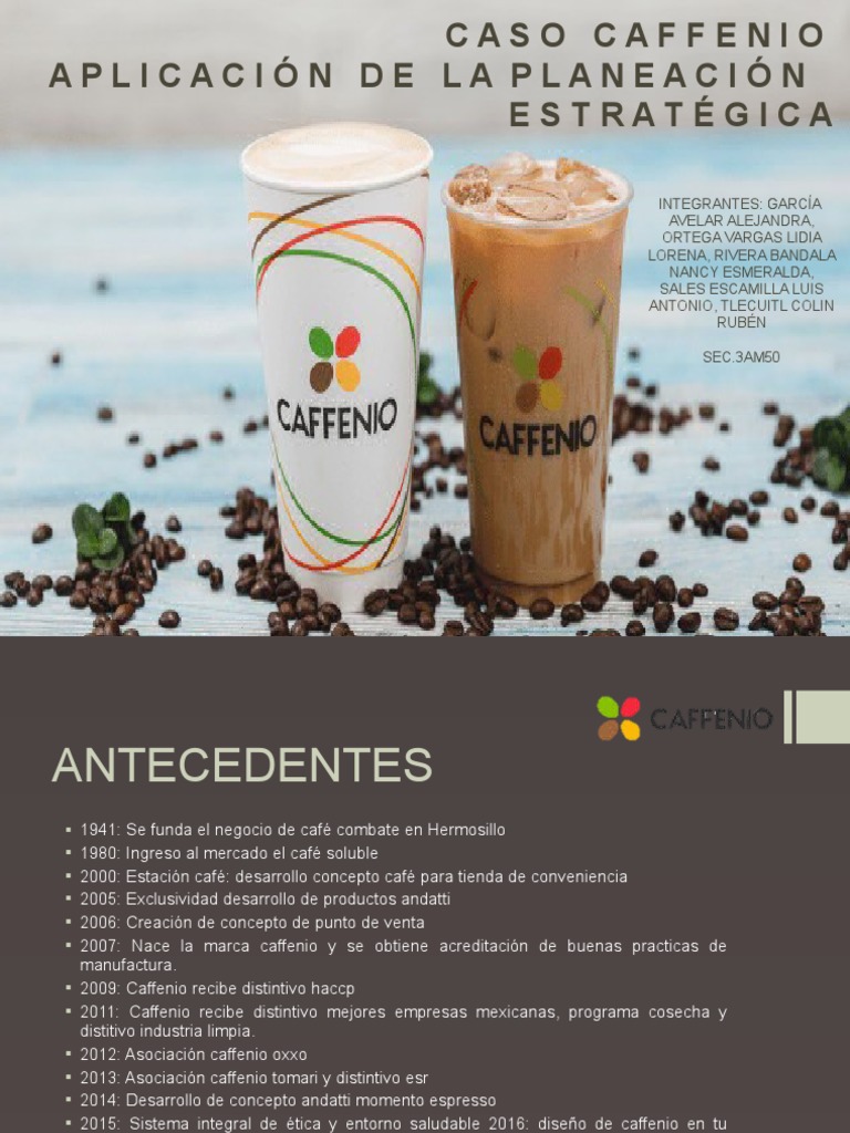 Estrategia y Análisis de Caffenio | PDF | Planificación | Calidad ...