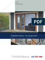 Fold&Slide Hardware - The New Generation: For Timber, PVC and Aluminium Windows and Balcony-Doors