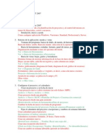 Sesiones de Microsoft Project 2007