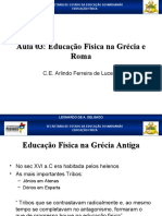 Educação Física na Grécia e Roma: influências filosóficas e práticas