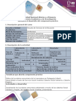 Guía de Presentación - Experiencia Práctica Comunitaria SISSU PDF