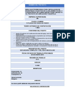 Formato de solicitud de contratación COMUNIDADES