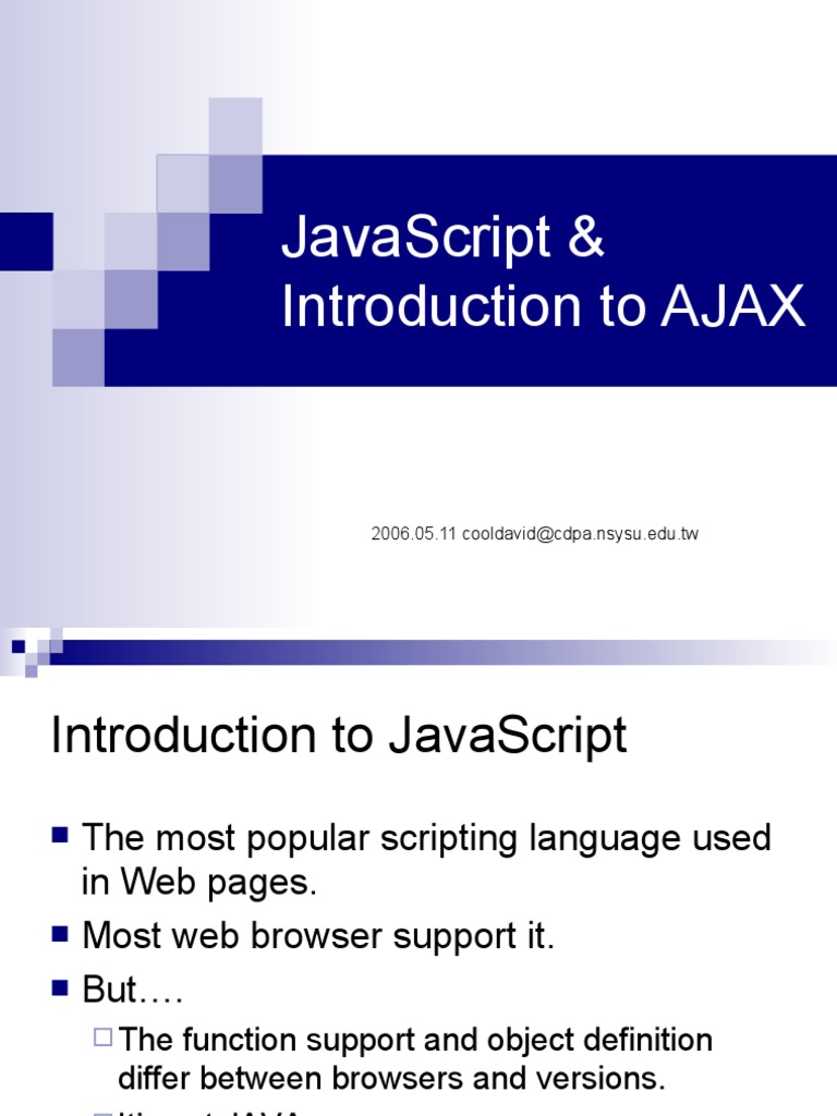 Javascript AJAX | PDF
