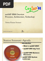 Mysap SRM Overview Processes, Architecture, Technology: Pawan Kumar Somani