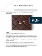 Así es la tableta de chocolate más cara del mundo