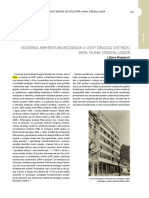 Moderna Arhitektura Beograda U Osvit DR PDF