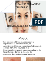 Lesiones Primarias y Secundarias - Pablo Clase 2 PDF