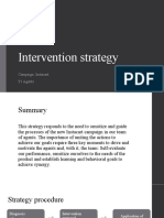 Intervention Strategy
