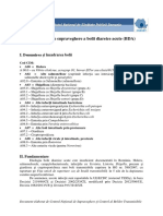 Metodologia de Supraveghere A Bolii Diareice Acute (BDA) : I. Denumirea Și Încadrarea Bolii