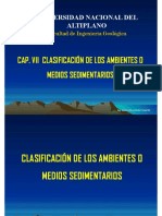 Cap. Vii Ambientes o Medios Sedimentarios PDF