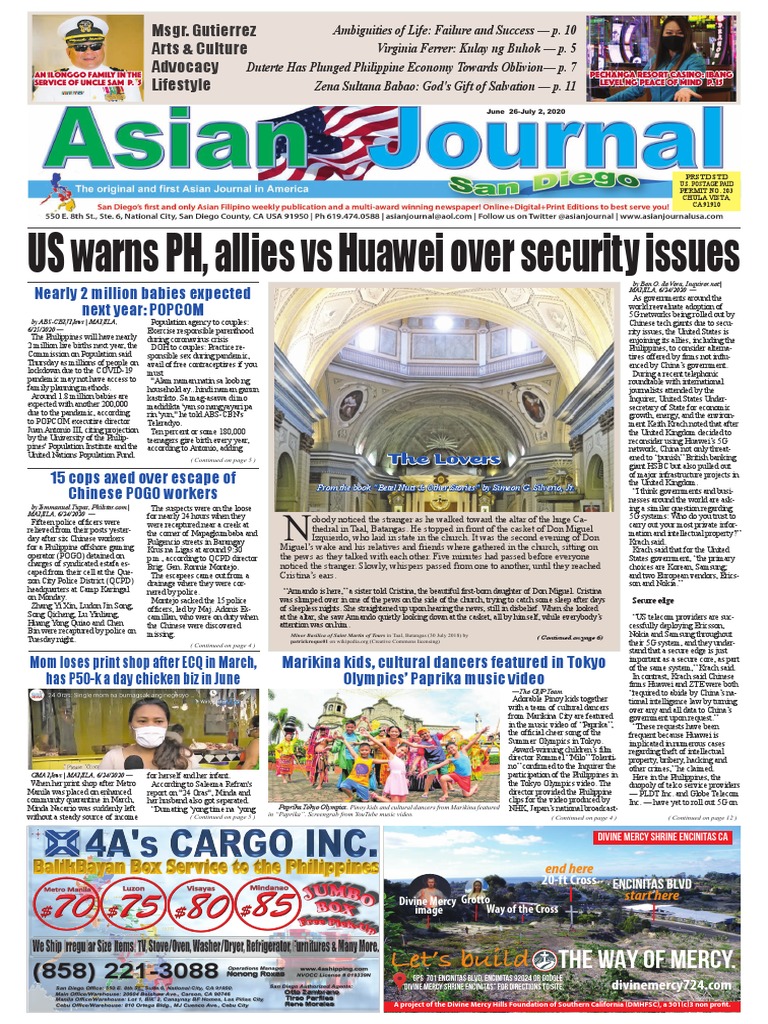 Asian Journal June 26 Edition Mercy Glory Religion