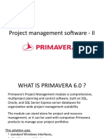 Project Management Software - II