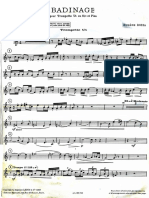Eugene Bozza Badinage For Trumpet PDF