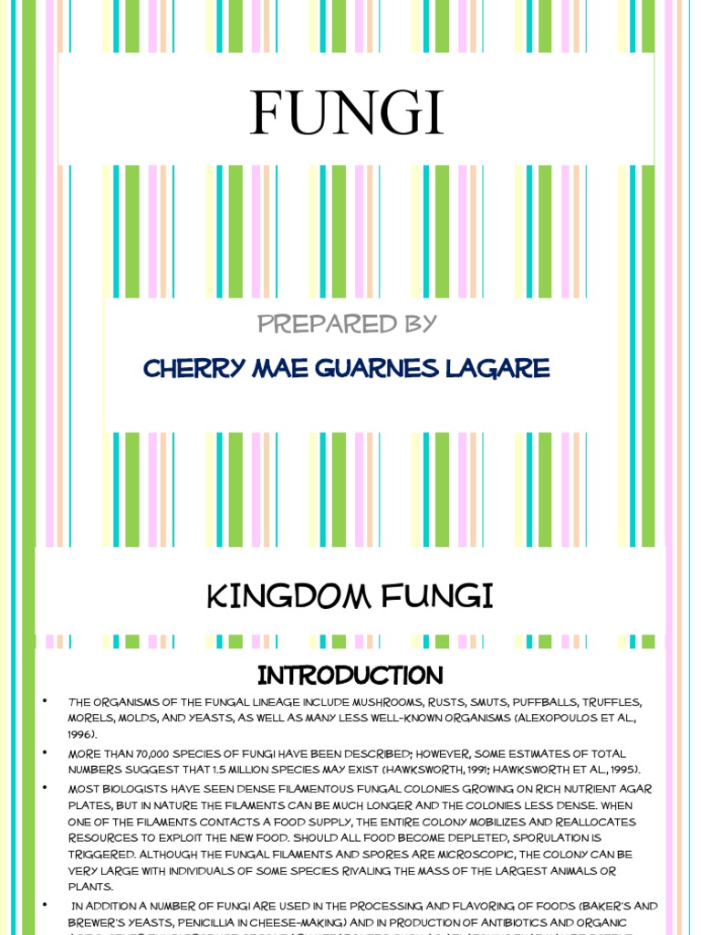 Fungi Presentation | PDF