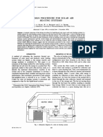 Klein (1977) - Design procedure for solar air heating systems