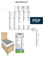 Diagrama de Ensamble de Una Cama2