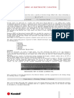 Building An Electrolytic Capacitor: Applications Q CXV Q C V