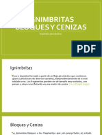 Ignimbritas Bloques y Cenizas