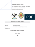 El Informe de Auditoria Interna PDF