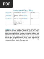 Assignment Cover Sheet: Student Code: Date Due: Student Name: Noofword: Topic Chosen: Word Limit