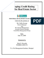 Real Estate Rating Model