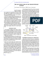 Performance of The Arc Detectors of LHC High Power RF System
