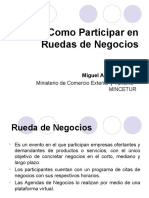 Como Participar en Ruedas de Negocios - Miguel Bernaza - MINCETUR - 110620