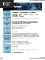 Sample Certification Problems DEFINE Phase: Ads by Google