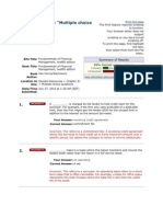 Fundamentals of Financial Management MCQ Summary