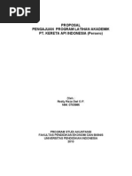 Download Proposal Kerja Praktek PLA by Muhammad Wildan SN46700425 doc pdf