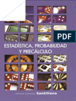 Manual Esencial Santillana - Estadística Probabilidad y Precálculo