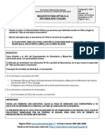 Requisitos para Optar A Nacionalidad Chilena