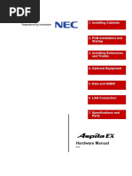 Hardware Manual: 1. Installing Cabinets